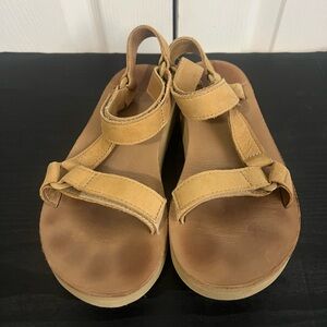 Teva Women's Midform Universal Leather Sandals Tan Size 6 Comfort Sport Outdoors